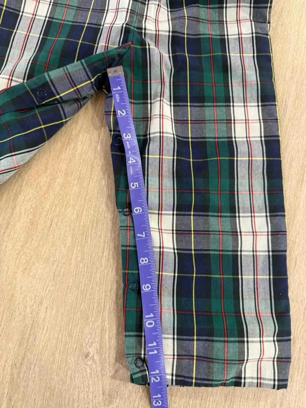 The Beaufort Bonnet Co Lawson Longall Grant Park Plaid 2T Boys Romper
